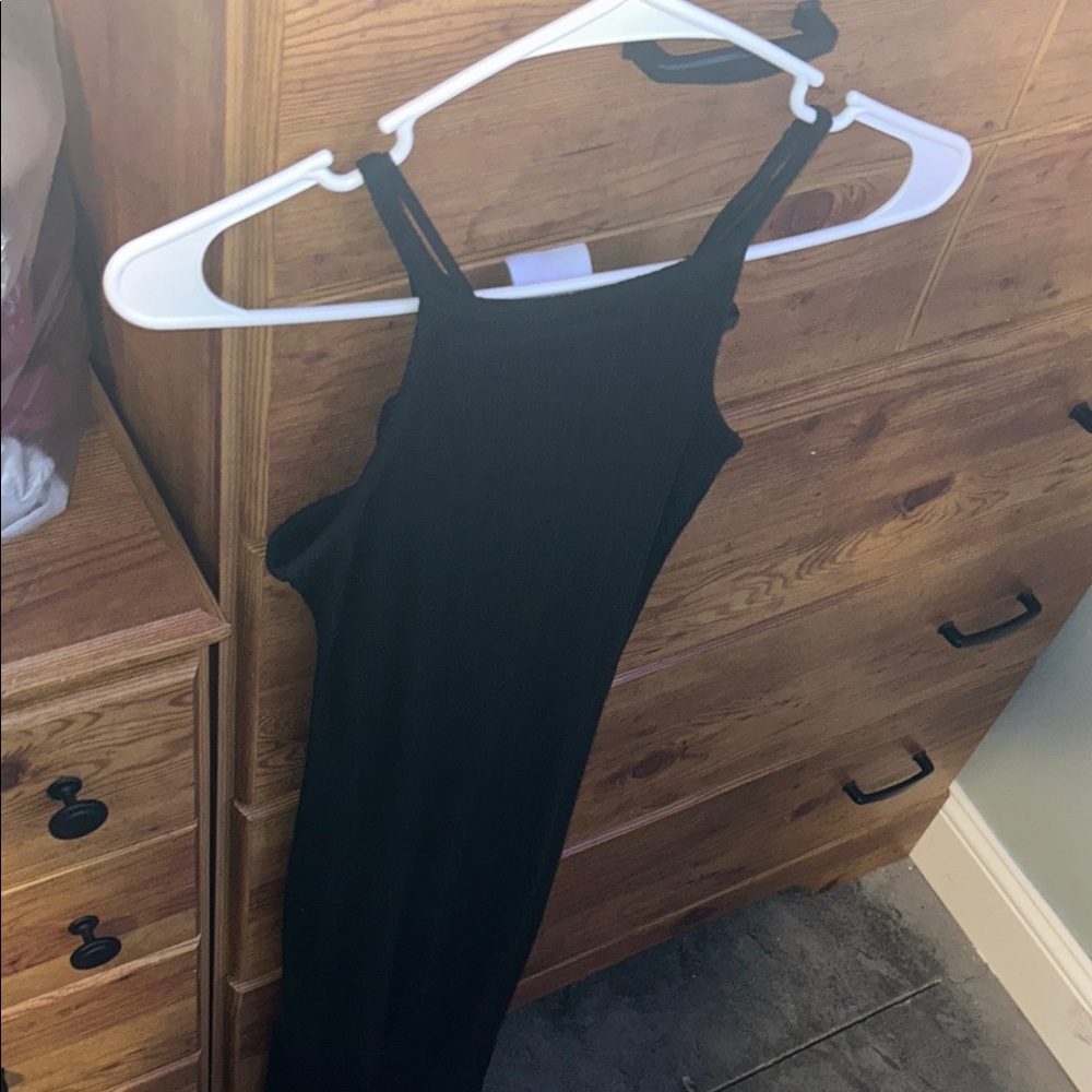 Olivia Rae Black Backless Dress